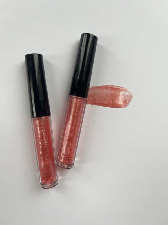 Lip gloss- pink copper