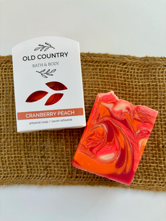 Cranberry Peach Soap Bar