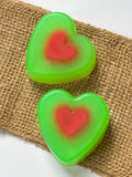 Grinch Heart Soap