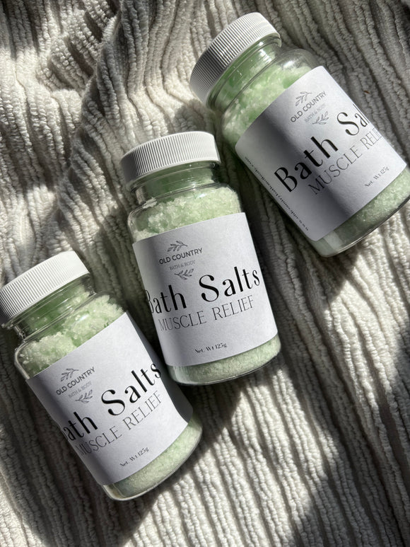 Muscle Relief Bath Salts (4oz)
