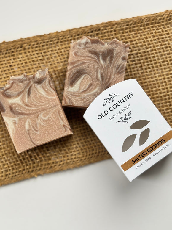 Salted Eggnog Soap Bar