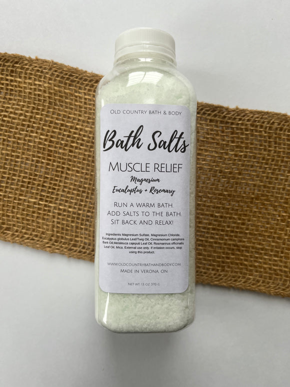 Muscle Relief  Bath Salts