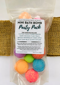 Party Pack Bath Bomb Mini’s